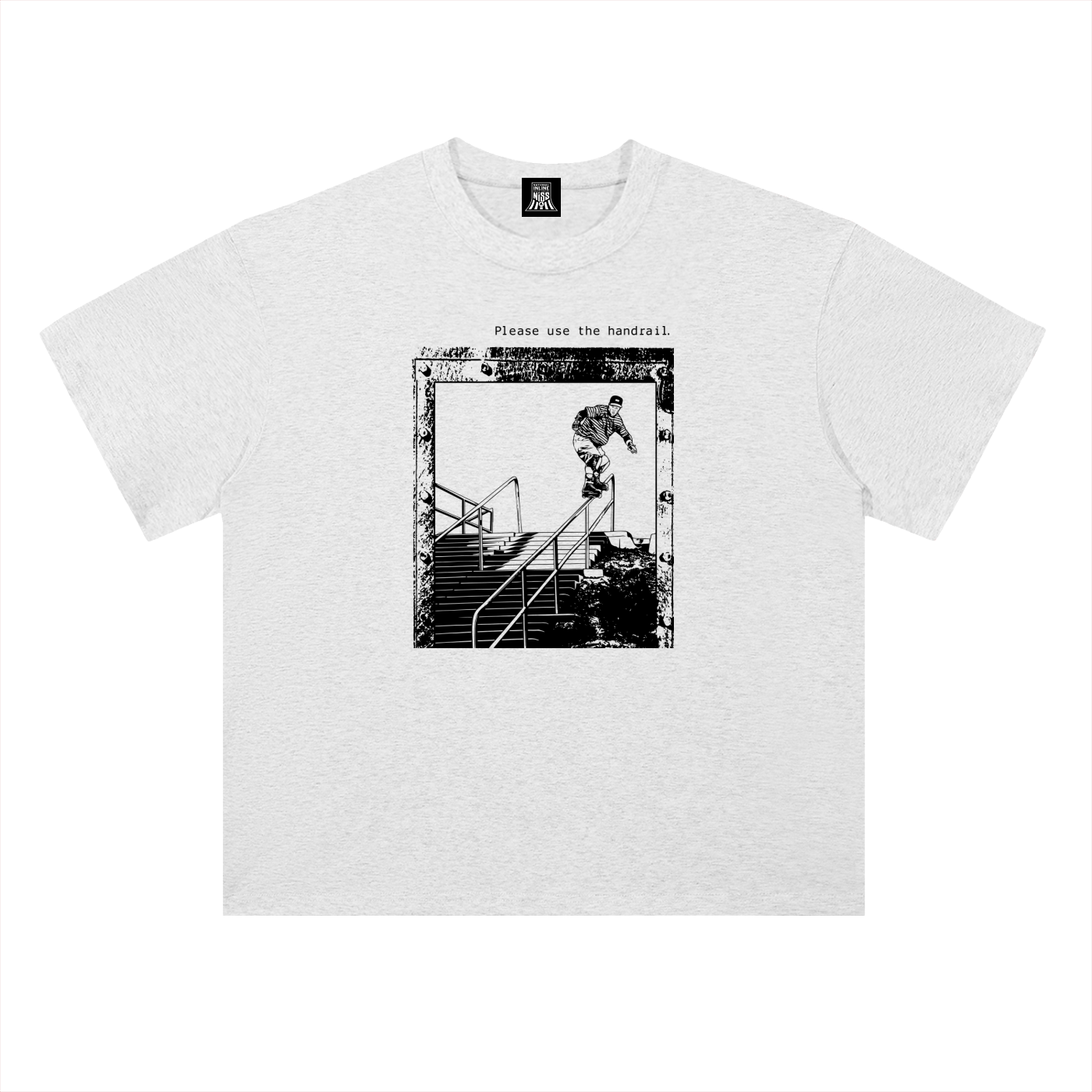 Handrail Heavyweight Drop Shoulder Cotton T