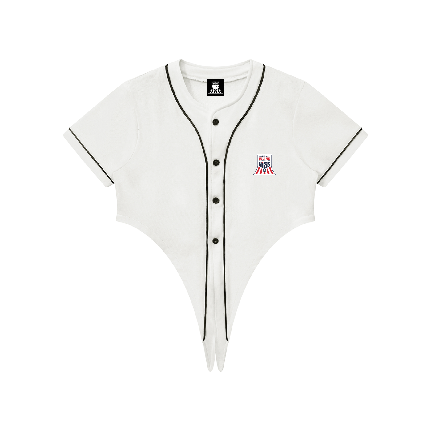 Logo Piping Baseball Jersey