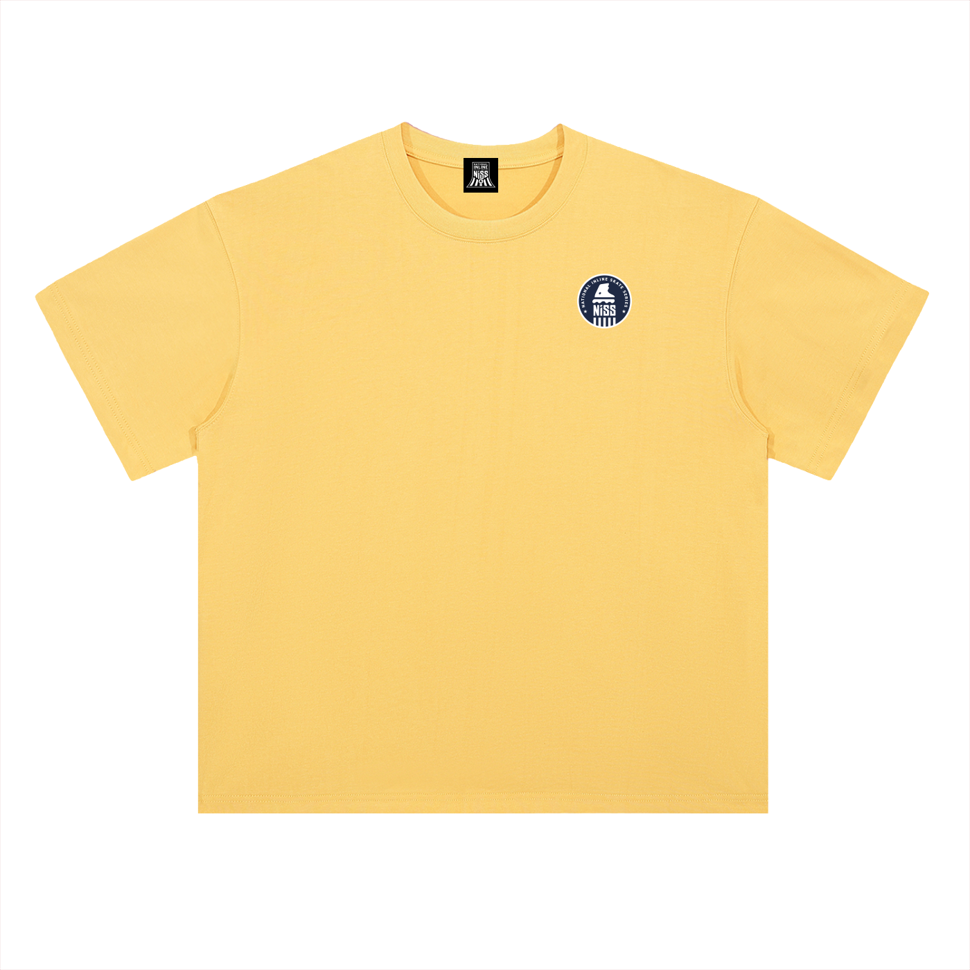 Circle Logo Drop Shoulder Cotton T-Shirt