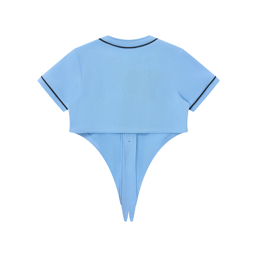 Logo Piping Baseball Jersey