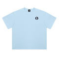 Circle Logo Drop Shoulder Cotton T-Shirt