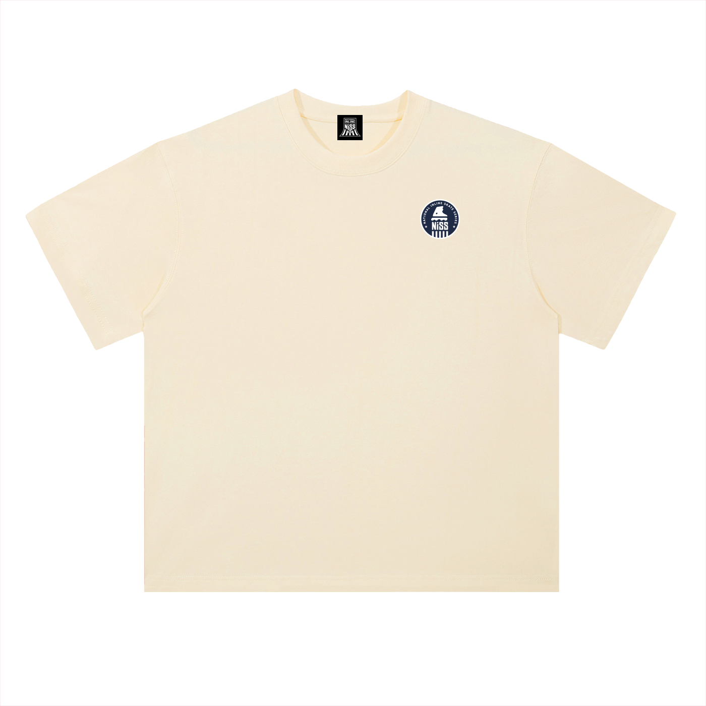 Circle Logo Drop Shoulder Cotton T-Shirt