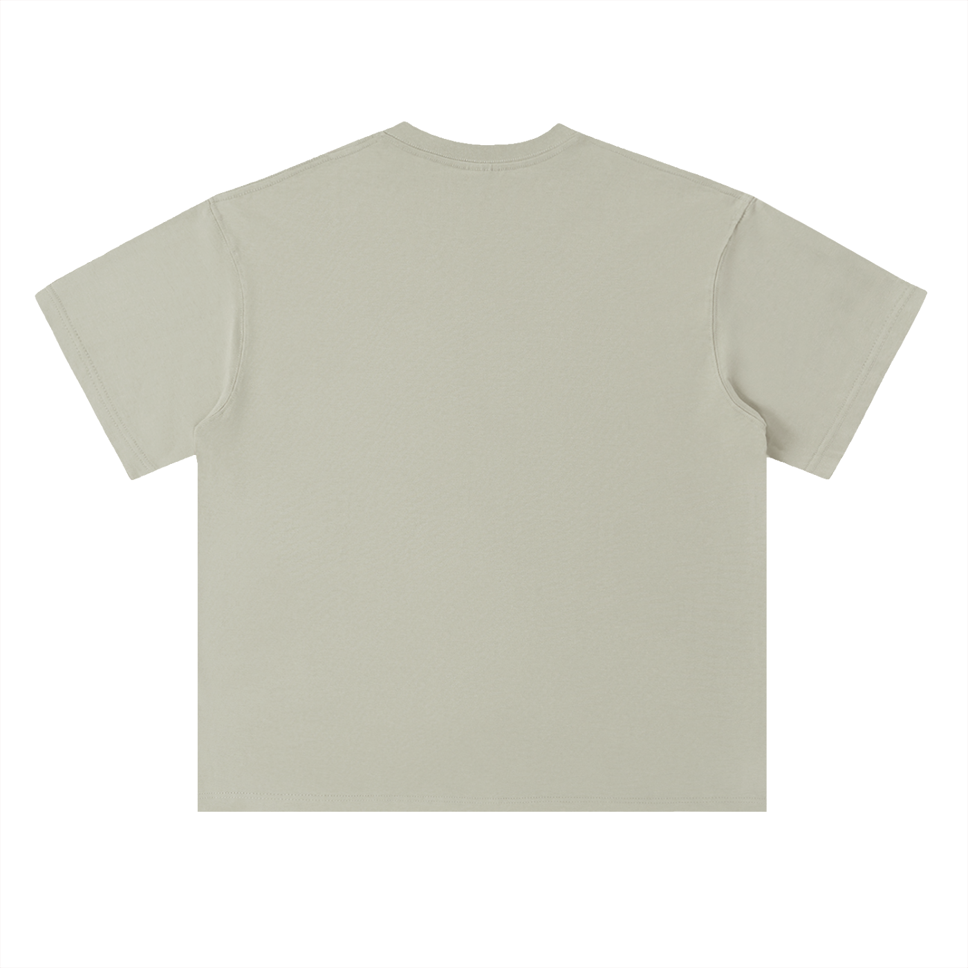 Circle Logo Drop Shoulder Cotton T-Shirt