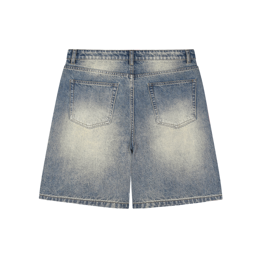 OG Faded Distressed Baggy Denim Shorts