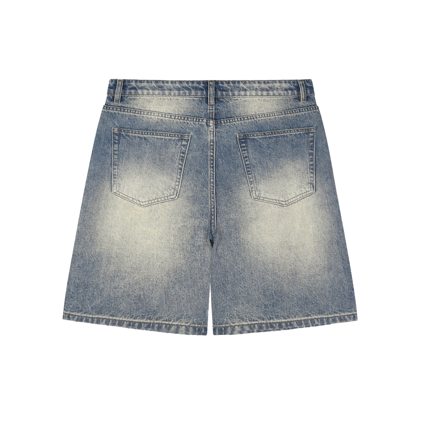 OG Faded Distressed Baggy Denim Shorts
