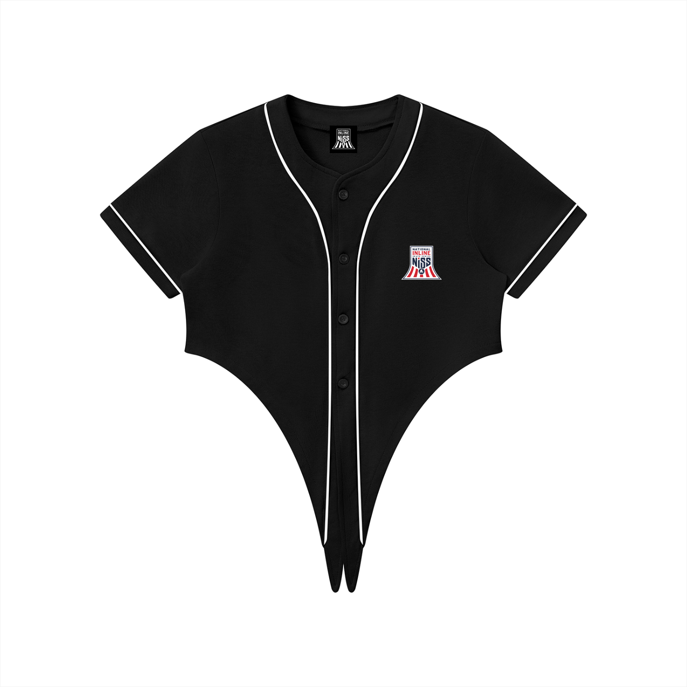 Logo Piping Baseball Jersey