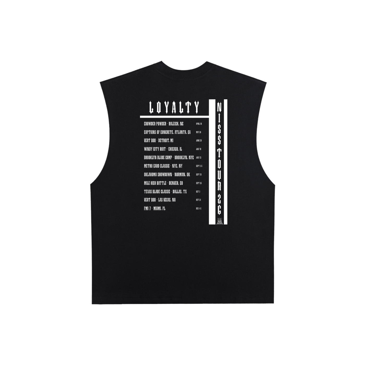 94 YTS - Raw Edge Cotton Tank Top