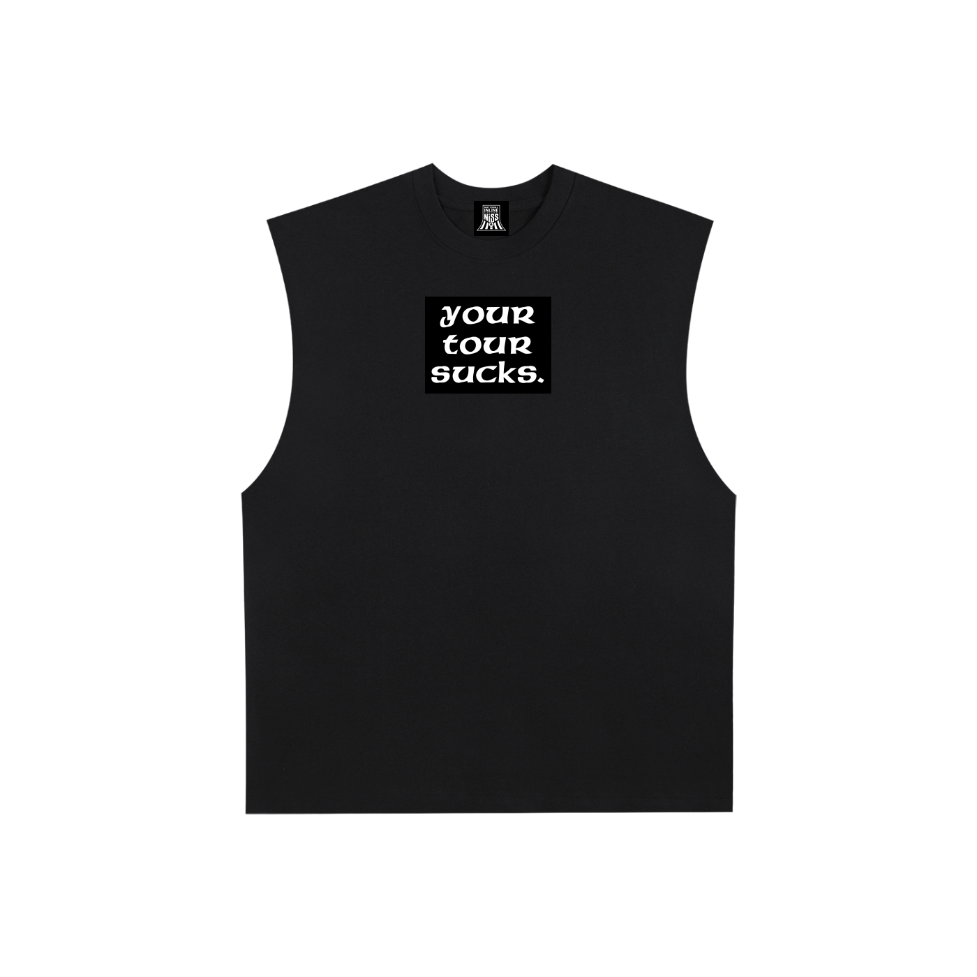 94 YTS - Raw Edge Cotton Tank Top