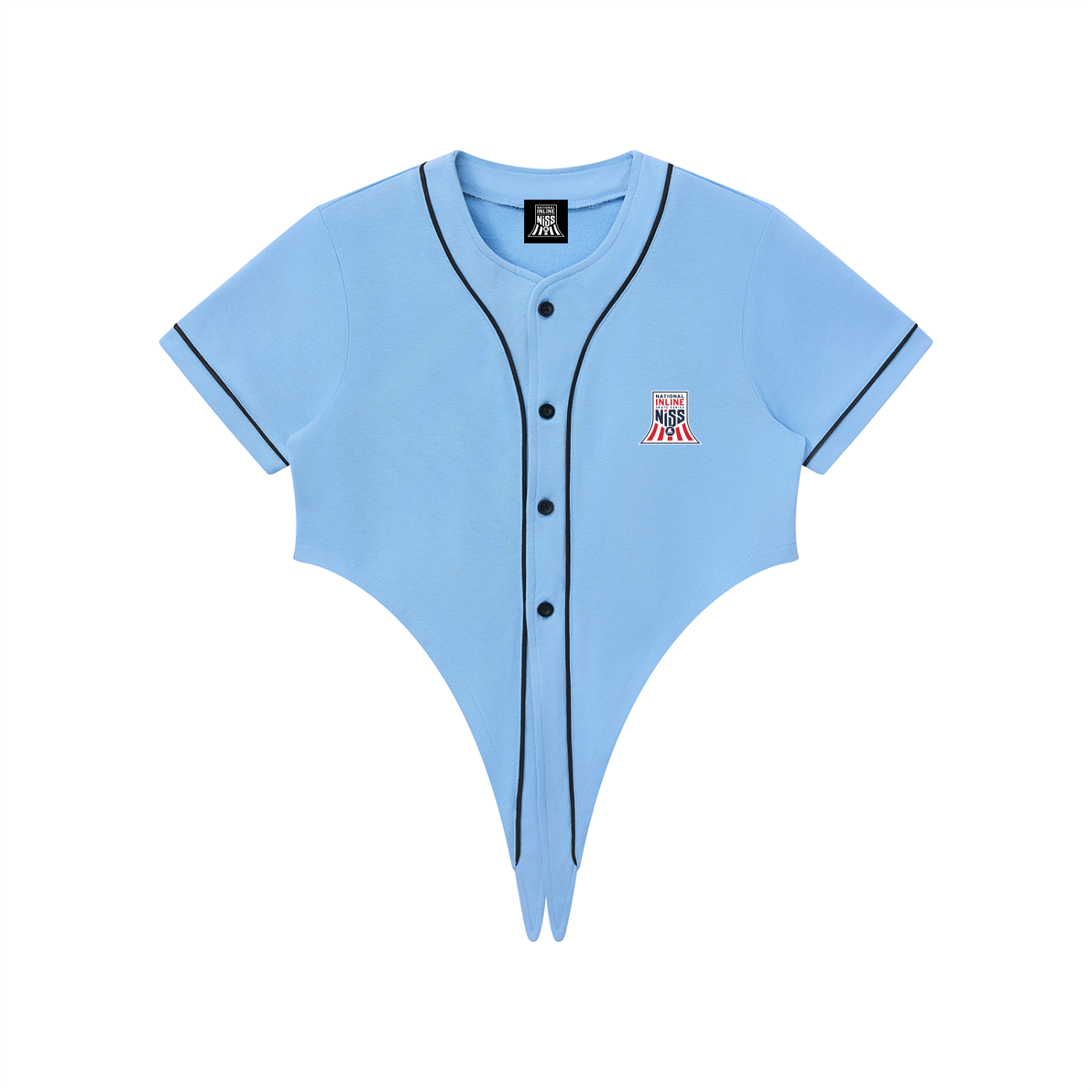 Logo Piping Baseball Jersey