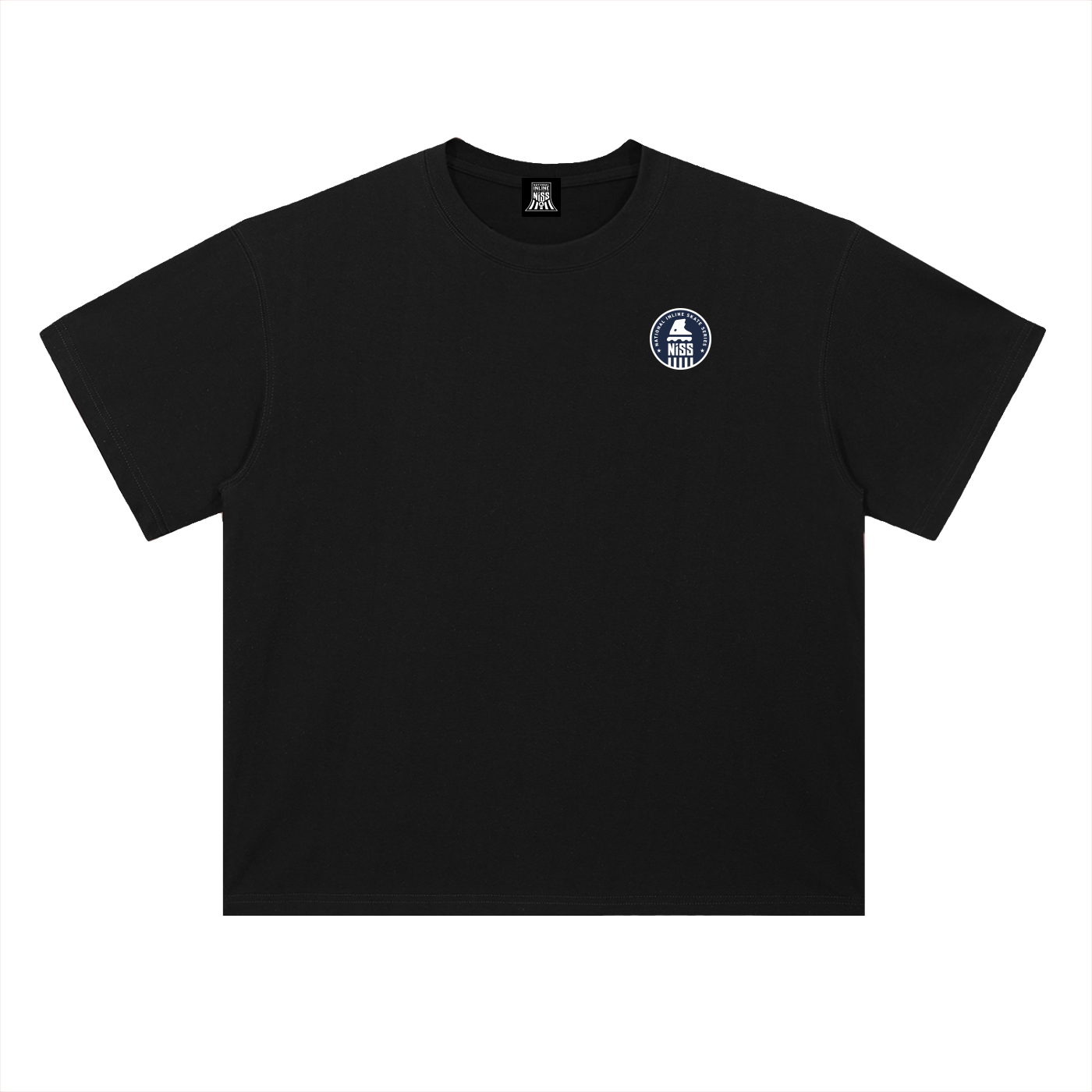 Circle Logo Drop Shoulder Cotton T-Shirt