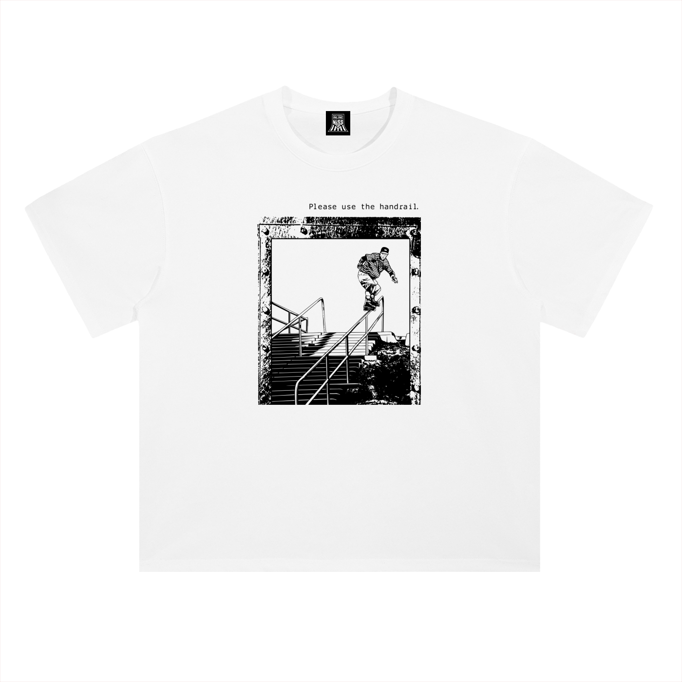 Handrail Heavyweight Drop Shoulder Cotton T